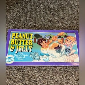 Parker Brothers Peanut Butter & Jelly Game Vintage Preschool Game *NO Manual*